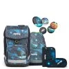 Ergobag Cubo "Super Reflex Glow" - Schulranzen Set 5tlg. In Bär Anhalter Durch Die Galaxis