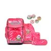 Ergobag Grundschulranzen Cubo KuntBärbuntes Einhorn 22/23 5-teiliges Set In Rosa