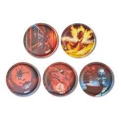 Ergobag Klettie-Set Feuerdrache, 5-tlg.