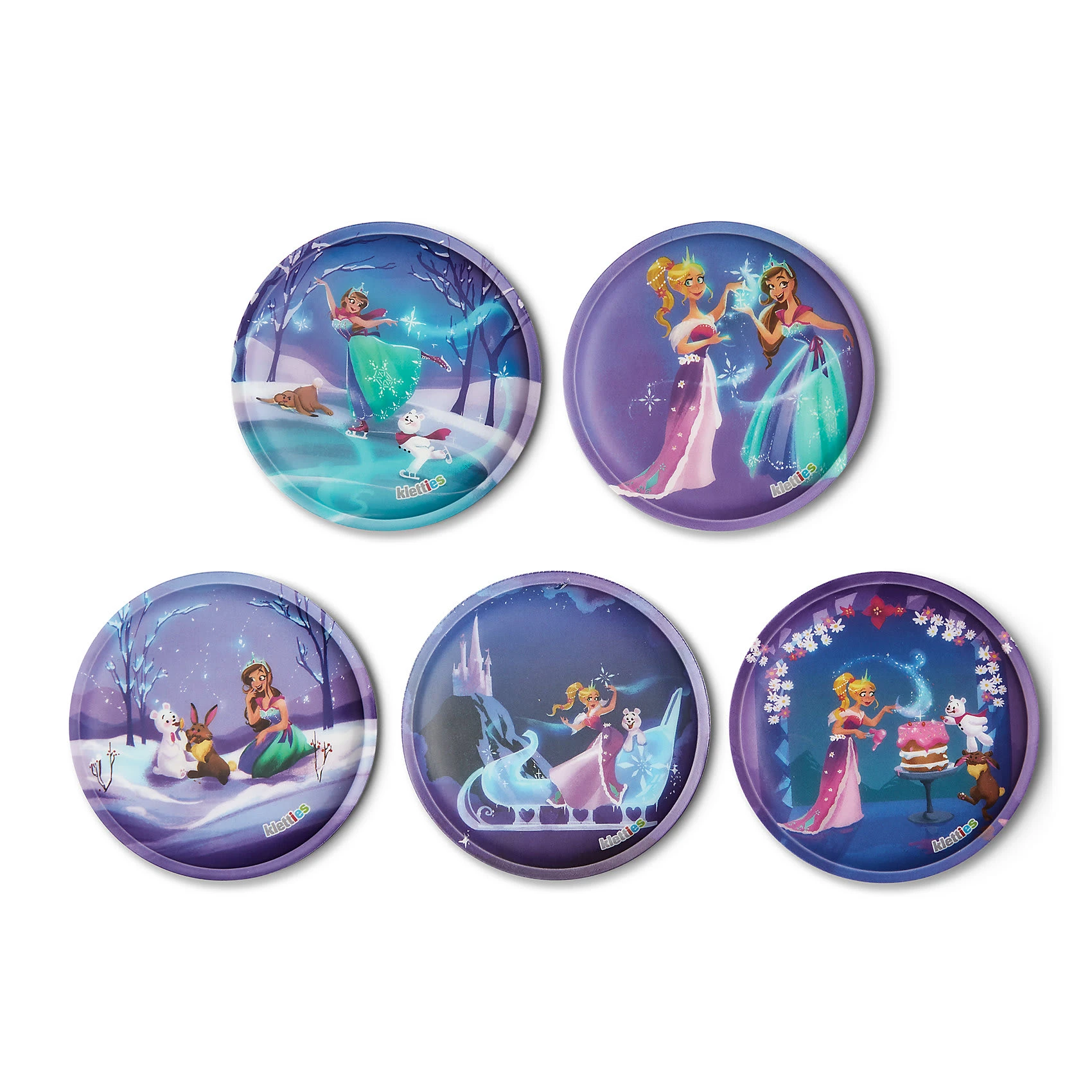 Ergobag Klettie-Set Prinzessin Auf Dem Eis, 5-tlg. 1 Ergobag Klettie-Set Prinzessin Auf Dem Eis, 5-tlg.