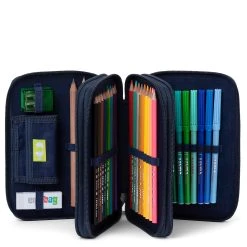 Ergobag Maxi-Federmäppchen PhantBärsiewelt, Befüllt, 40-tlg.