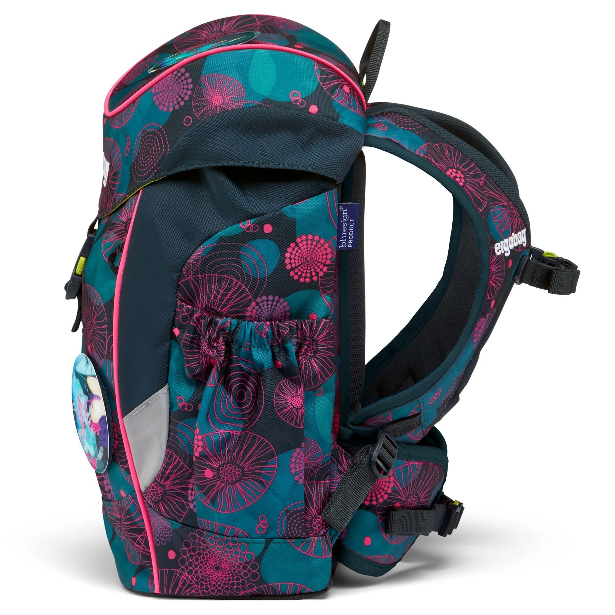 Ergobag Mini Kinderrucksack 33 Cm Inkl. Klettie-Set In Korallbär 2 Ergobag Mini Kinderrucksack 33 Cm Inkl. Klettie-Set In Korallbär – Bild 2