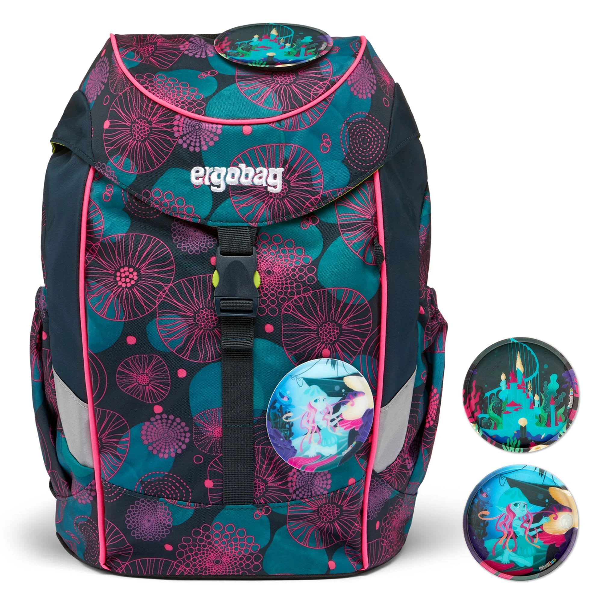 Ergobag Mini Kinderrucksack 33 Cm Inkl. Klettie-Set In Korallbär 4 Ergobag Mini Kinderrucksack 33 Cm Inkl. Klettie-Set In Korallbär – Bild 4