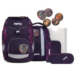 Ergobag Pack Schulranzen Set 6tlg. Inkl. Klettie-Set In Pferdeflüstbärer