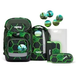 Ergobag Pack Schulranzen-Set 6tlg. Inkl. Klettie-Set In Volltreffbär