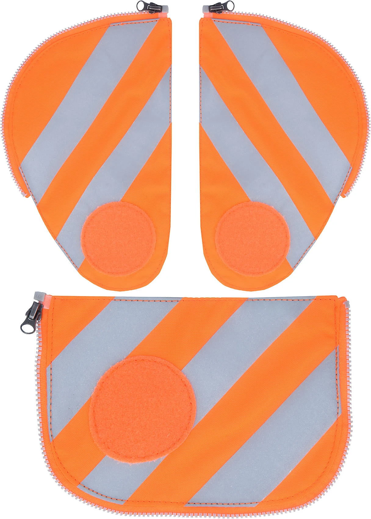 Ergobag Pack Seitentaschen-Zipset Orange Reflektor, 3-tlg. 1 Ergobag Pack Seitentaschen-Zipset Orange Reflektor, 3-tlg.