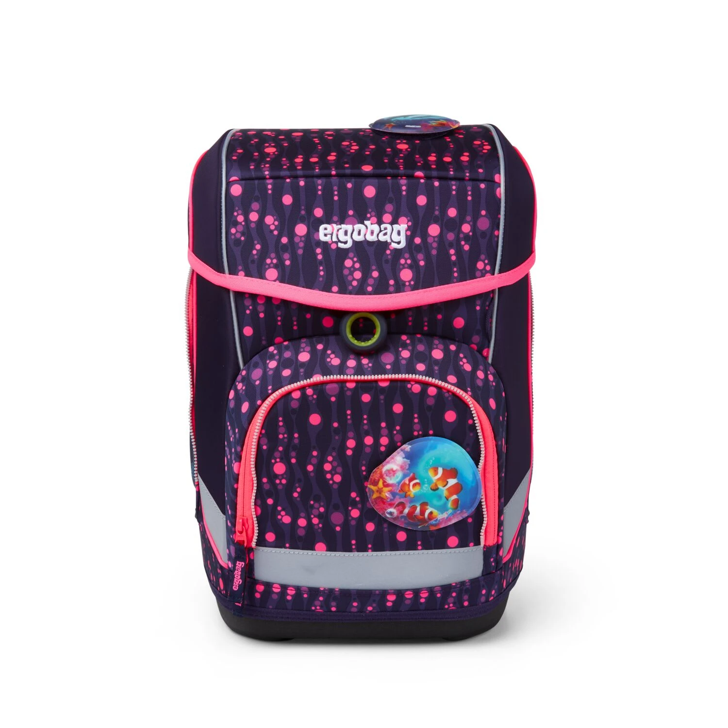 Ergobag Schulranzen Cubo Bärmuda Viereck 21 5-teiliges Set In Lila/pink 2 Ergobag Schulranzen Cubo Bärmuda Viereck 21 5-teiliges Set In Lila/pink – Bild 2