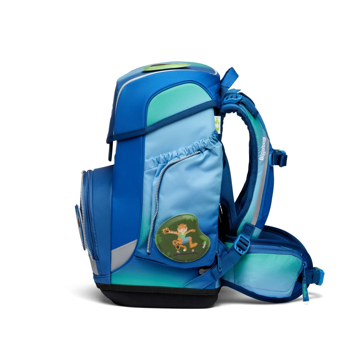 Ergobag Schulranzen Cubo DschungelfieBär 5-teiliges Set In Blau 5 Ergobag Schulranzen Cubo DschungelfieBär 5-teiliges Set In Blau – Bild 5