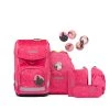 Ergobag Schulranzen Cubo Light Urlaub Auf Dem ReitBärhof 22/23 5-teiliges Set In Rosa