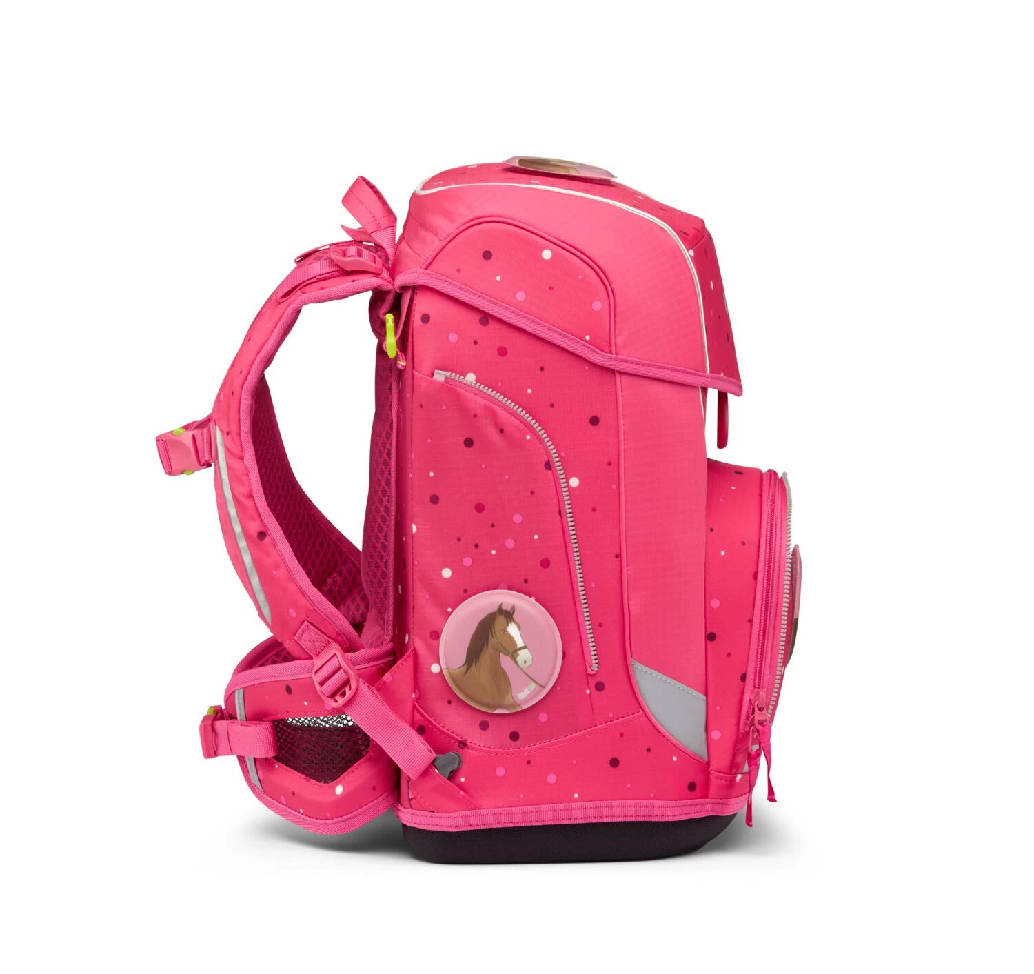 Ergobag Schulranzen Cubo Light Urlaub Auf Dem ReitBärhof 22/23 5-teiliges Set In Rosa 4 Ergobag Schulranzen Cubo Light Urlaub Auf Dem ReitBärhof 22/23 5-teiliges Set In Rosa – Bild 4