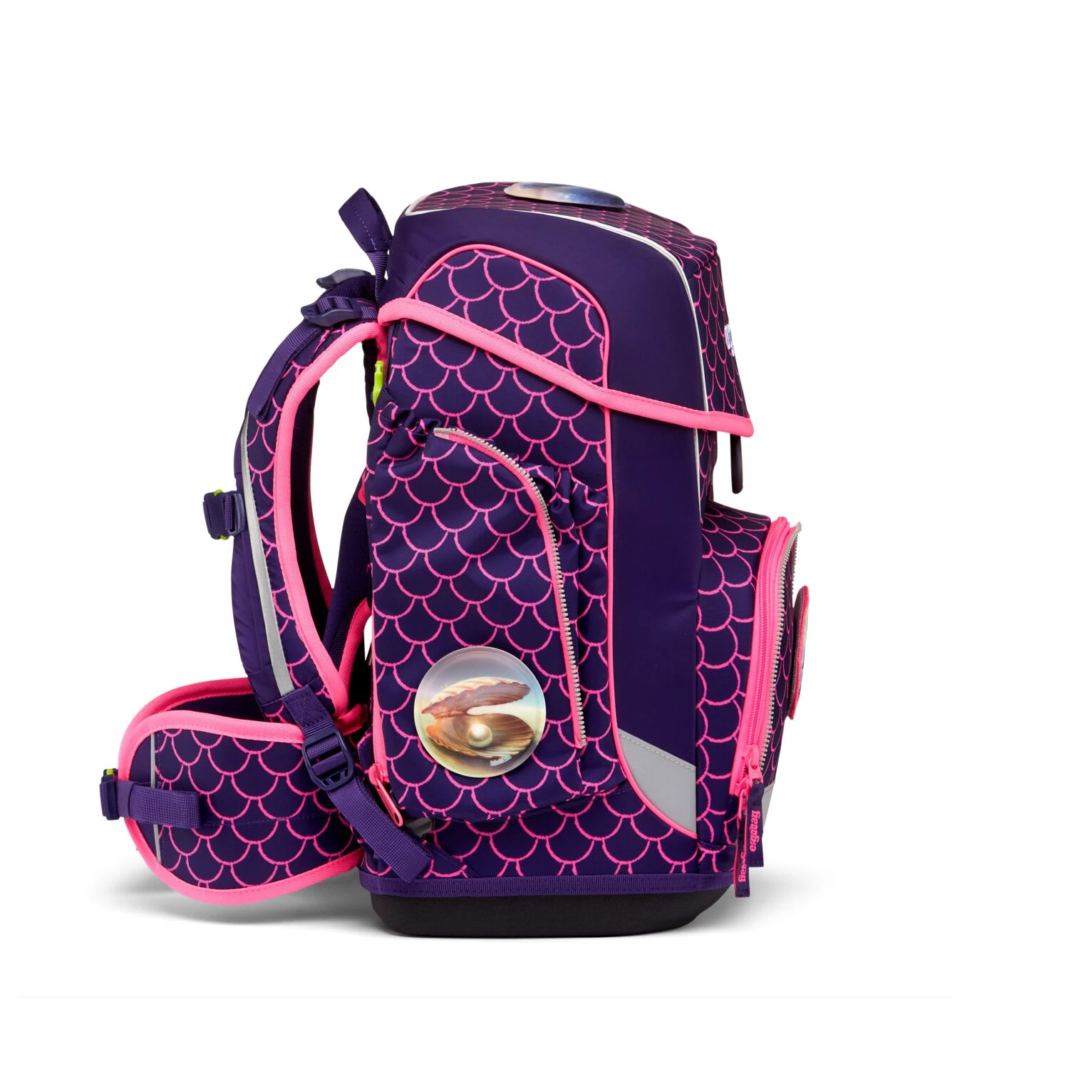 Ergobag Schulranzen Cubo PerlentauchBär 22/23 5-teiliges Set In Pink 5 Ergobag Schulranzen Cubo PerlentauchBär 22/23 5-teiliges Set In Pink – Bild 5