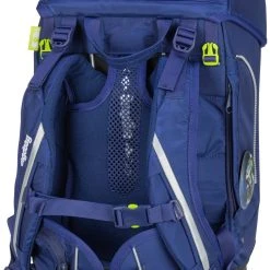 Ergobag Schulranzen Cubo Set 4.0 In BlaulichtBär