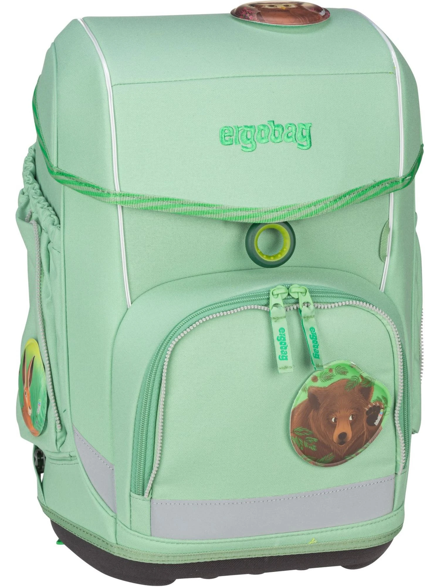 Ergobag Schulranzen Cubo Set ECO Hero In WaldBärwohner 1 Ergobag Schulranzen Cubo Set ECO Hero In WaldBärwohner