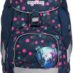 Ergobag Schulranzenset Pack PhantBärsiewelt Reflex Glow, 6-tlg. (2023)