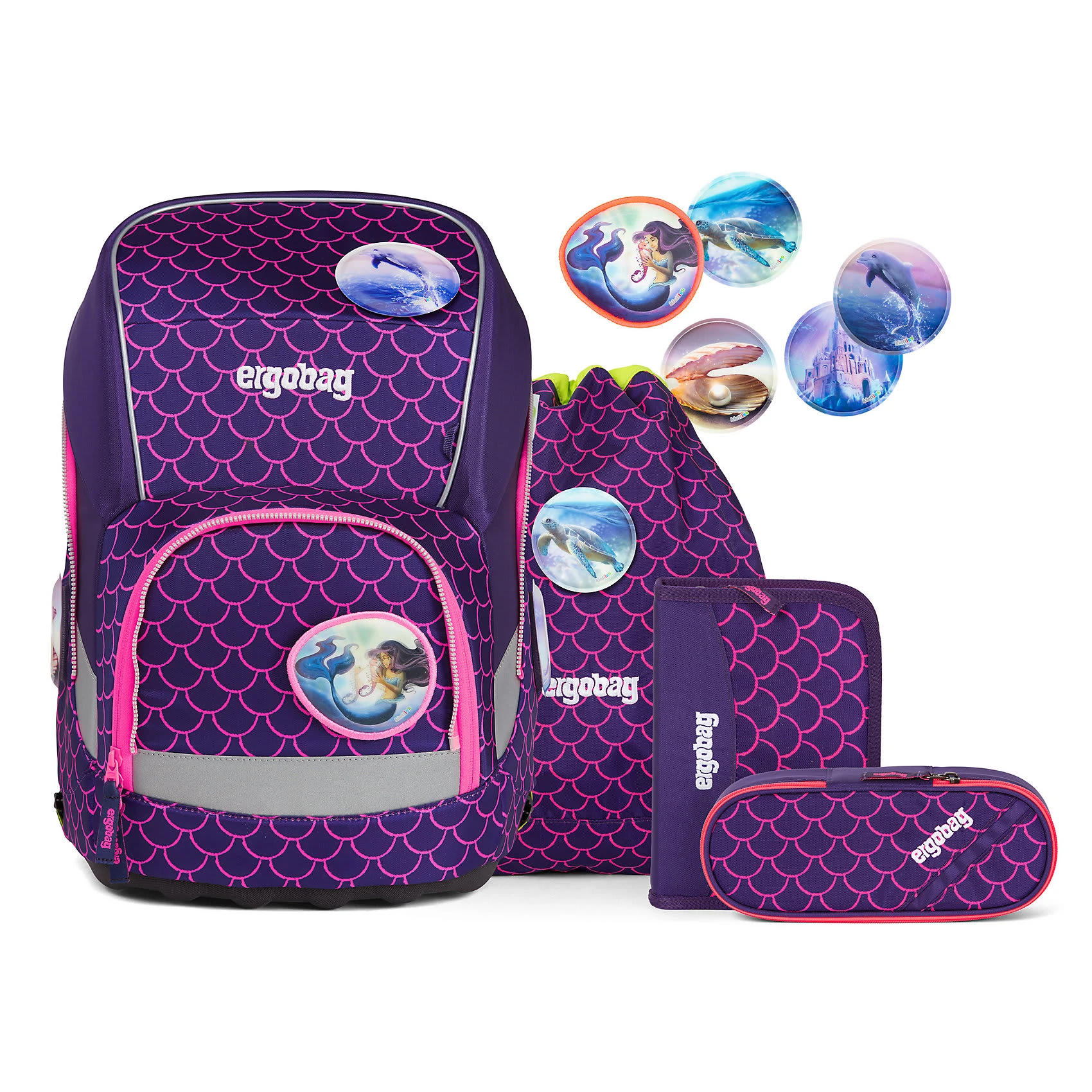 Ergobag Schulranzenset Wide PerlentauchBär, 5-tlg. (2023) 2 Ergobag Schulranzenset Wide PerlentauchBär, 5-tlg. (2023) – Bild 2