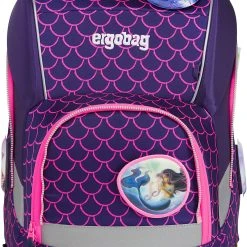 Ergobag Schulranzenset Wide PerlentauchBär, 5-tlg. (2023)