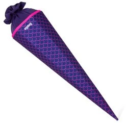 Ergobag Schultüte 75 Cm In Perlentauchbär Pinke Wellen