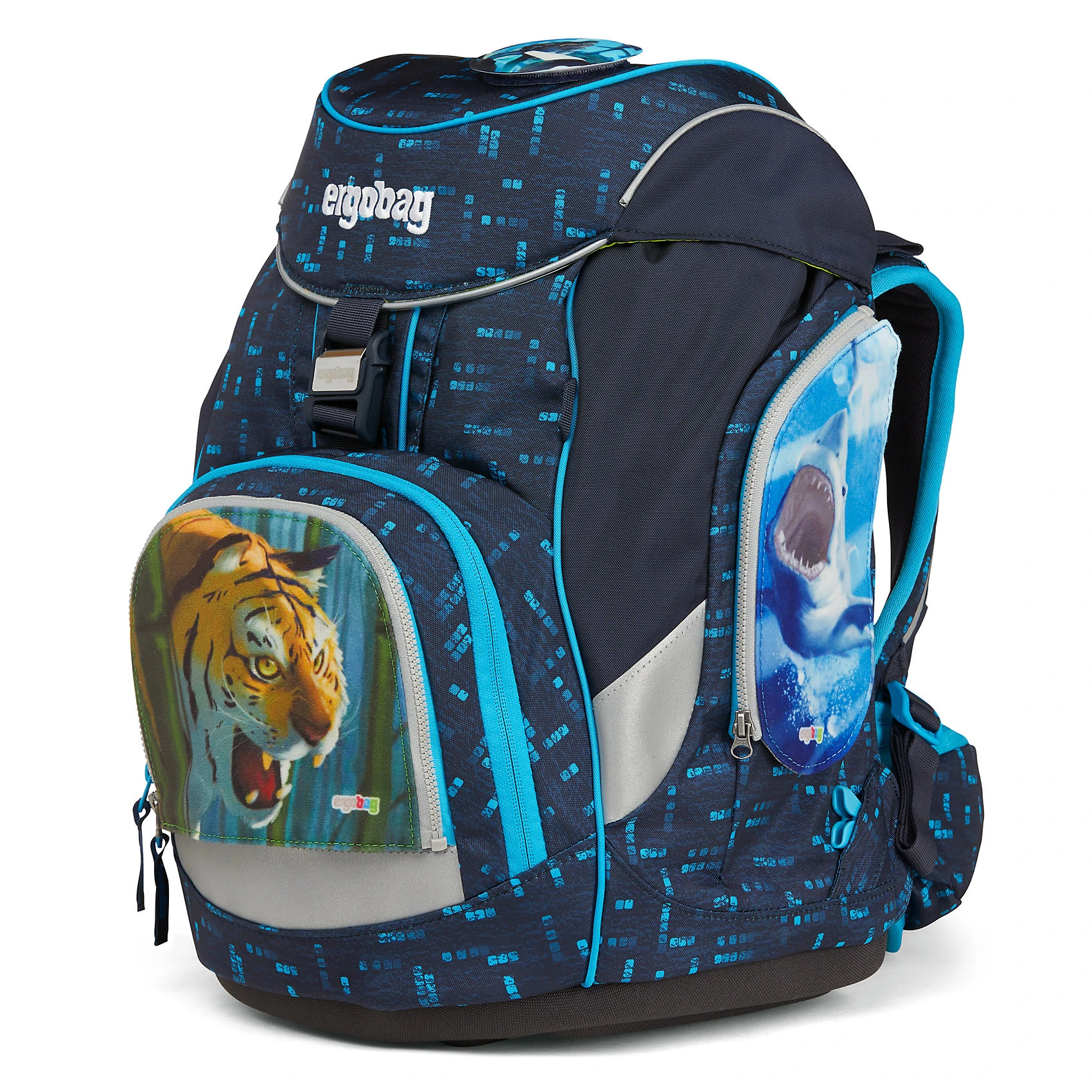 Ergobag Seitentaschen-Zipset Gefährliche Tiere, 3-tlg. 2 Ergobag Seitentaschen-Zipset Gefährliche Tiere, 3-tlg. – Bild 2