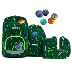Ergobag Wide Schulranzen-Set 6tlg. Inkl. Klettie-Set In Bärtastisch