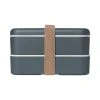 Fabelab Lunchbox In Anthrazit - (B)18,7 X (H)10,8 X (T)10,7 Cm