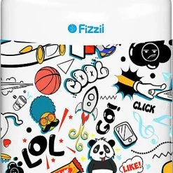 Fizzii Tritan-Trinkflasche Bambini Comic, 400 Ml