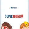 Fizzii Tritan-Trinkflasche Bambini Superheroes, 400 Ml