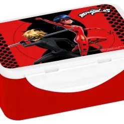 Geda Labels Brotdose Miraculous In Rot - 16 Cm