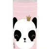 Geda Labels Glas Trinkflasche Panda XOXO In Rosa - 500 Ml
