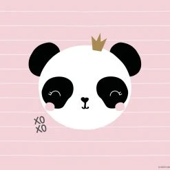 Geda Labels Glas Trinkflasche Panda XOXO In Rosa - 500 Ml -Yeaz Geschäft geda labels glas trinkflasche panda xoxo in rosa 500 ml 2