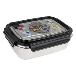 Edelstahl-Brotdose "Harry Potter" In Silber - (L)19,5 X (B)14,2 X (H)7,2 Cm -Yeaz Geschäft harry potter edelstahl brotdose harry potter in silber l 19 5 x b 14 2 x h 7 2 cm 2