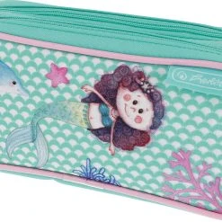 Herlitz Doppel-Schlampermäppchen Mermaid, Unbefüllt