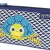 Herlitz Dreikant-Schlampermäppchen Cute Animals Turtle, Unbefüllt