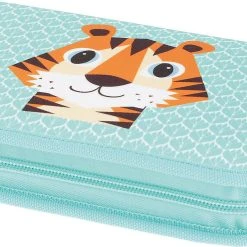 Herlitz Federmäppchen Cute Animals Tiger, Befüllt, 31-tlg.