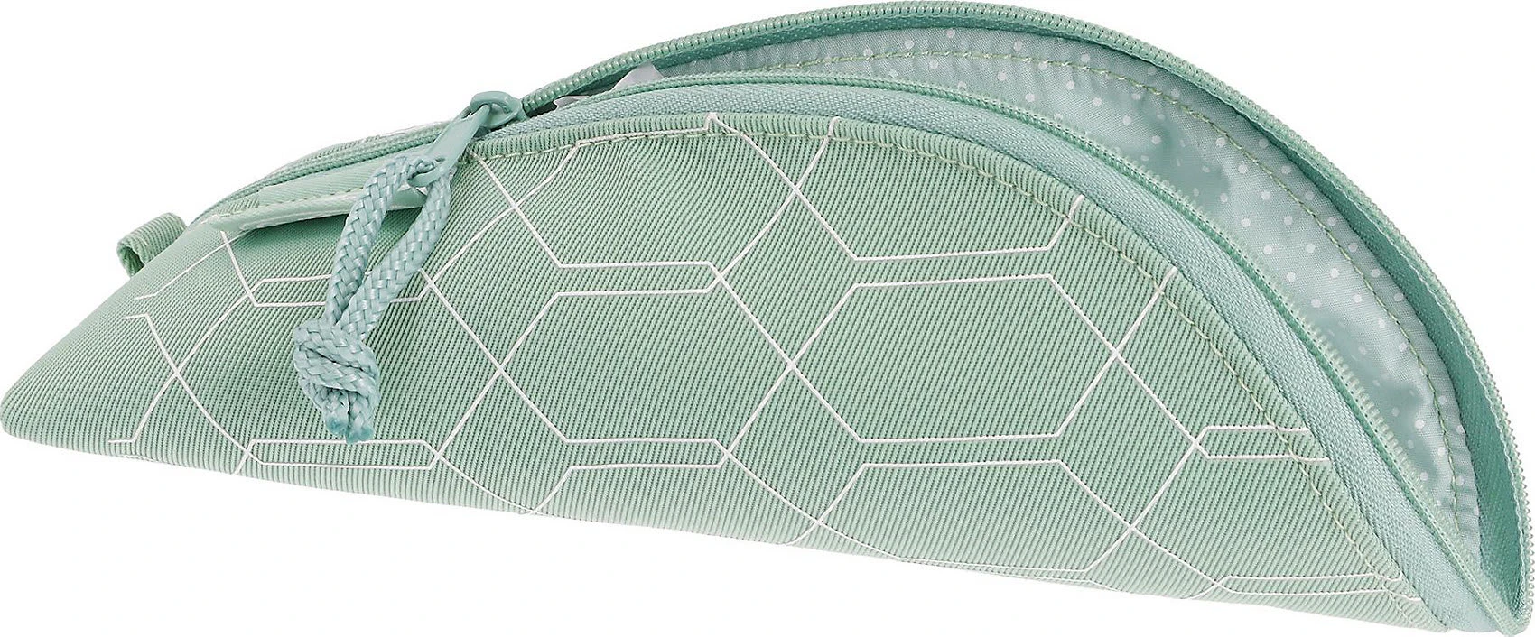 Herlitz Schlampermäppchen Cocoon Geometric Mint, Unbefüllt 2 Herlitz Schlampermäppchen Cocoon Geometric Mint, Unbefüllt – Bild 2