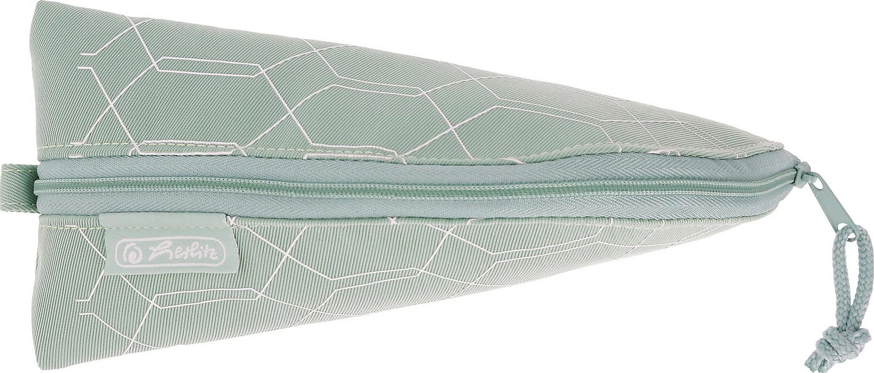 Herlitz Schlampermäppchen Cocoon Geometric Mint, Unbefüllt 3 Herlitz Schlampermäppchen Cocoon Geometric Mint, Unbefüllt – Bild 3
