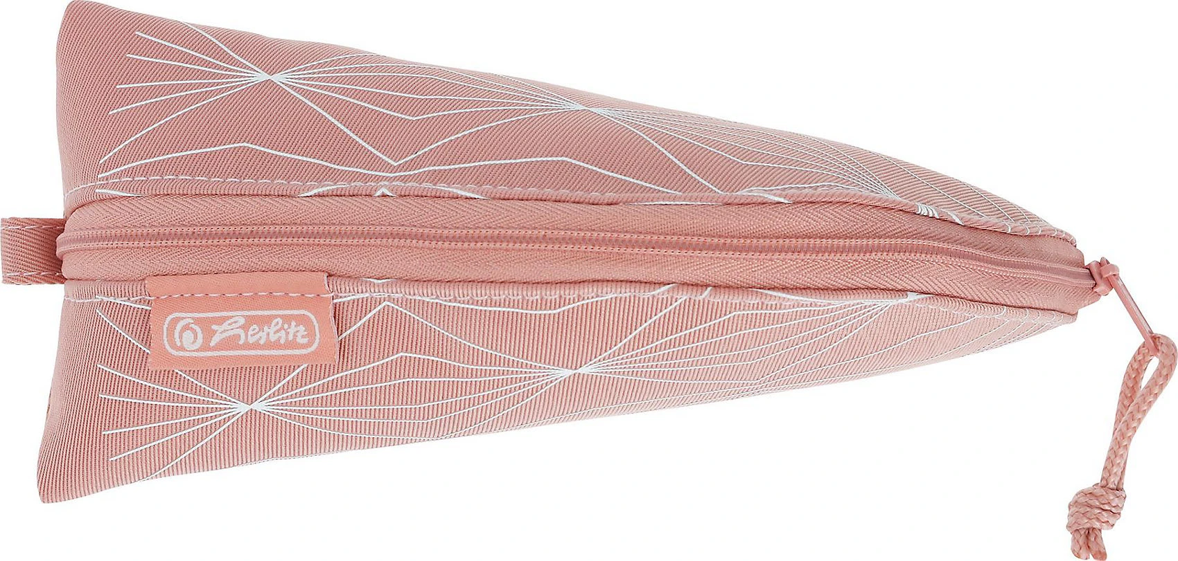 Herlitz Schlampermäppchen Cocoon Geometric Rosé, Unbefüllt 3 Herlitz Schlampermäppchen Cocoon Geometric Rosé, Unbefüllt – Bild 3