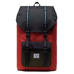Herschel Little America 25 - Rucksack 49 Cm In Chili/black/ivy Green/storm Blue