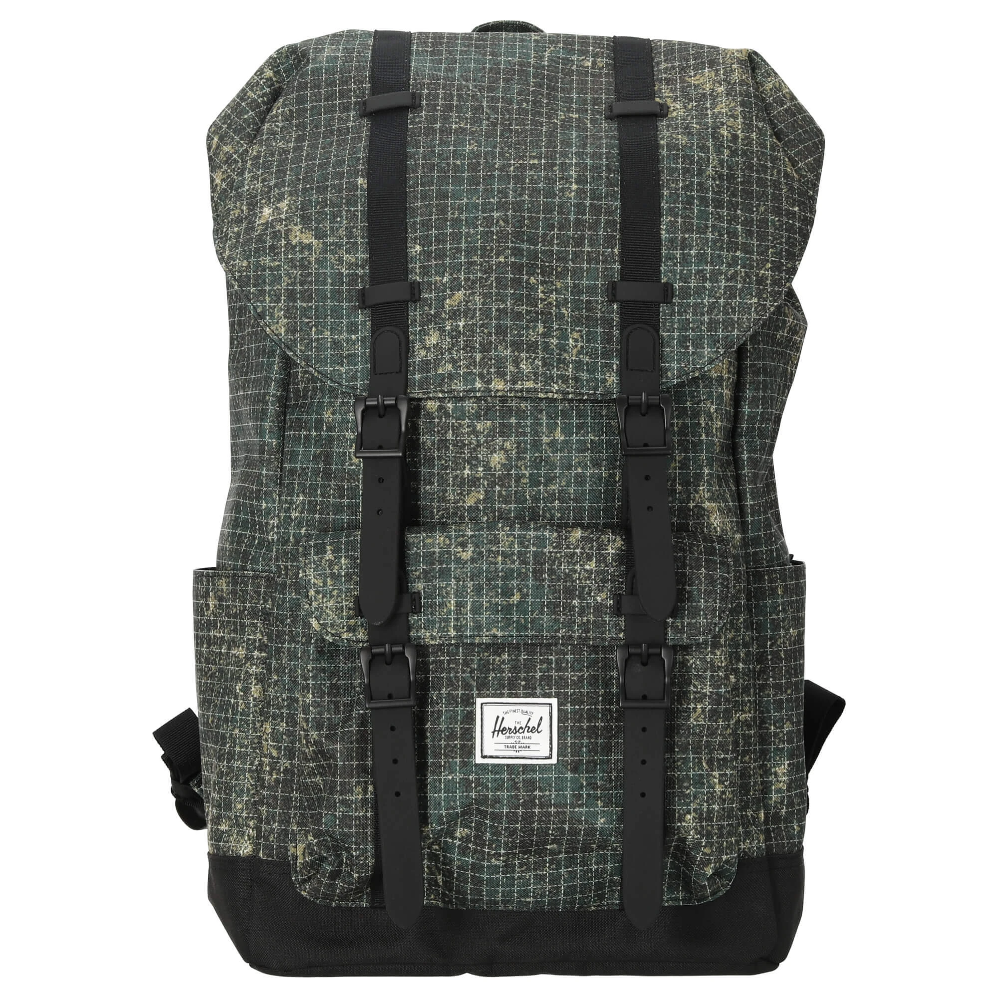 Herschel Little America ECO 23 - Rucksack 51 Cm In Forest Grid 1 Herschel Little America ECO 23 - Rucksack 51 Cm In Forest Grid