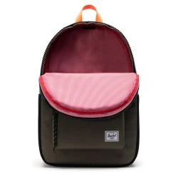 Herschel Settlement 23 - Rucksack 15" 45 Cm In Ivy Green/black/shocking Orange