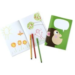 Julica Stiftemäppchen "Alma Affe" In Braun - Inkl. Malheft Und Geschenkkarte -Yeaz Geschäft julica stiftemappchen alma affe in braun inkl malheft und geschenkkarte 3