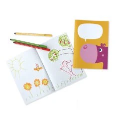 Julica Stiftemäppchen "Nelli Nilpferd" In Pink - Inkl. Malheft Und Geschenkkarte -Yeaz Geschäft julica stiftemappchen nelli nilpferd in pink inkl malheft und geschenkkarte 3