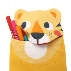 Julica Stiftemäppchen" Tom Tiger" In Gelb - Inkl. Malheft Und Geschenkkarte