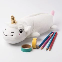 KATARA Plüsch Federmäppchen In Weiß -Yeaz Geschäft katara plusch federmappchen in weiss 1