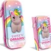 Kids Euroswan 3D Schlamperetui Squishy Sweet Dreams Unicorn, Unbefüllt