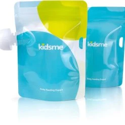 KidsMe Wiederbefüllbare Quetschbeutel, 180 Ml, 4er Set
