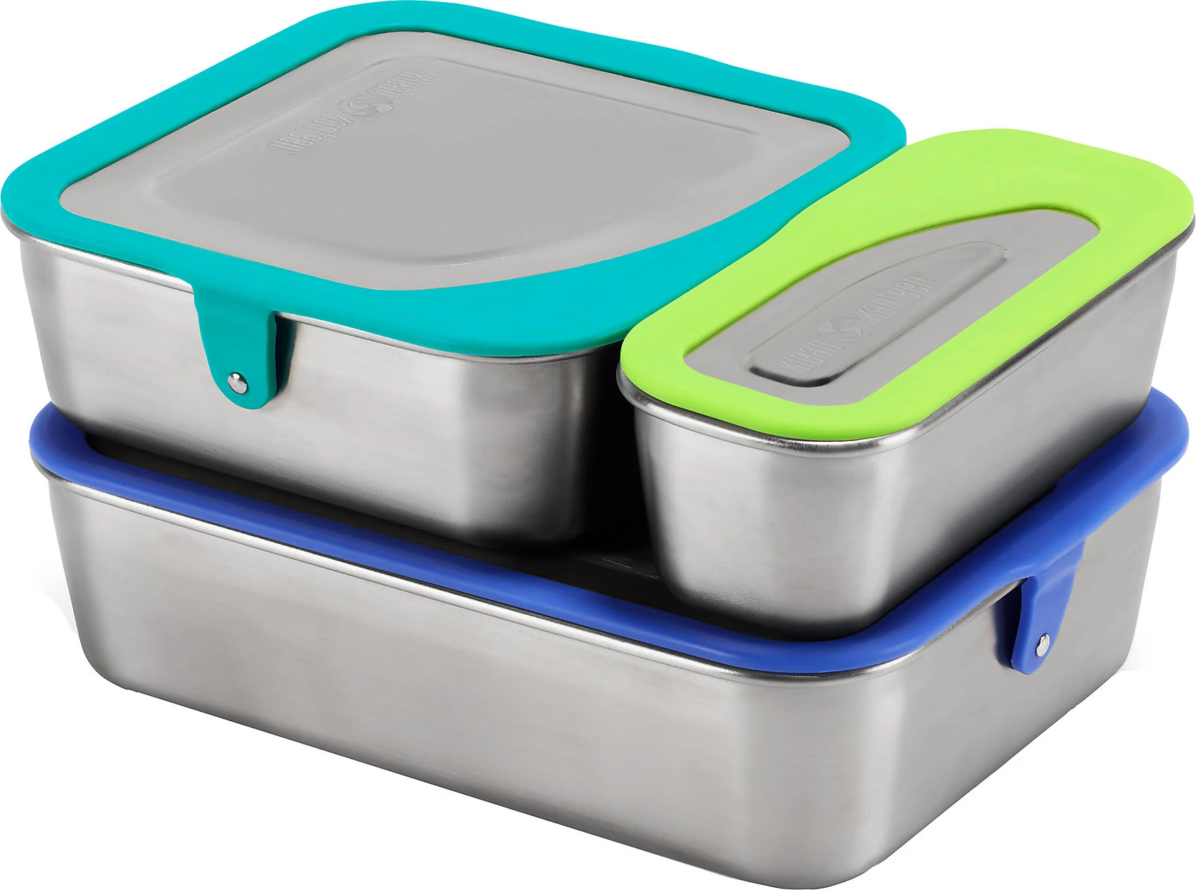 Klean Kanteen Edelstahl Food Box Set, 3-tlg. 1 Klean Kanteen Edelstahl Food Box Set, 3-tlg.