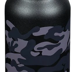 Klean Kanteen Edelstahl-Trinkflasche ® Classic Black Camo, 532 Ml, Sport Cap