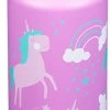 Klean Kanteen Vakuum Edelstahl-Isolierflasche ® Kid Kanteen Unicorns, 355 Ml, Aqua...