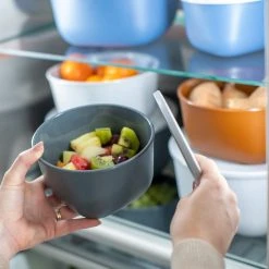 Koziol ORGANIC CONNECT BOX 1 - Box Mit Deckel 1l In Organic Red-organic White -Yeaz Geschäft koziol organic connect box 1 box mit deckel 1l in organic red organic white 2