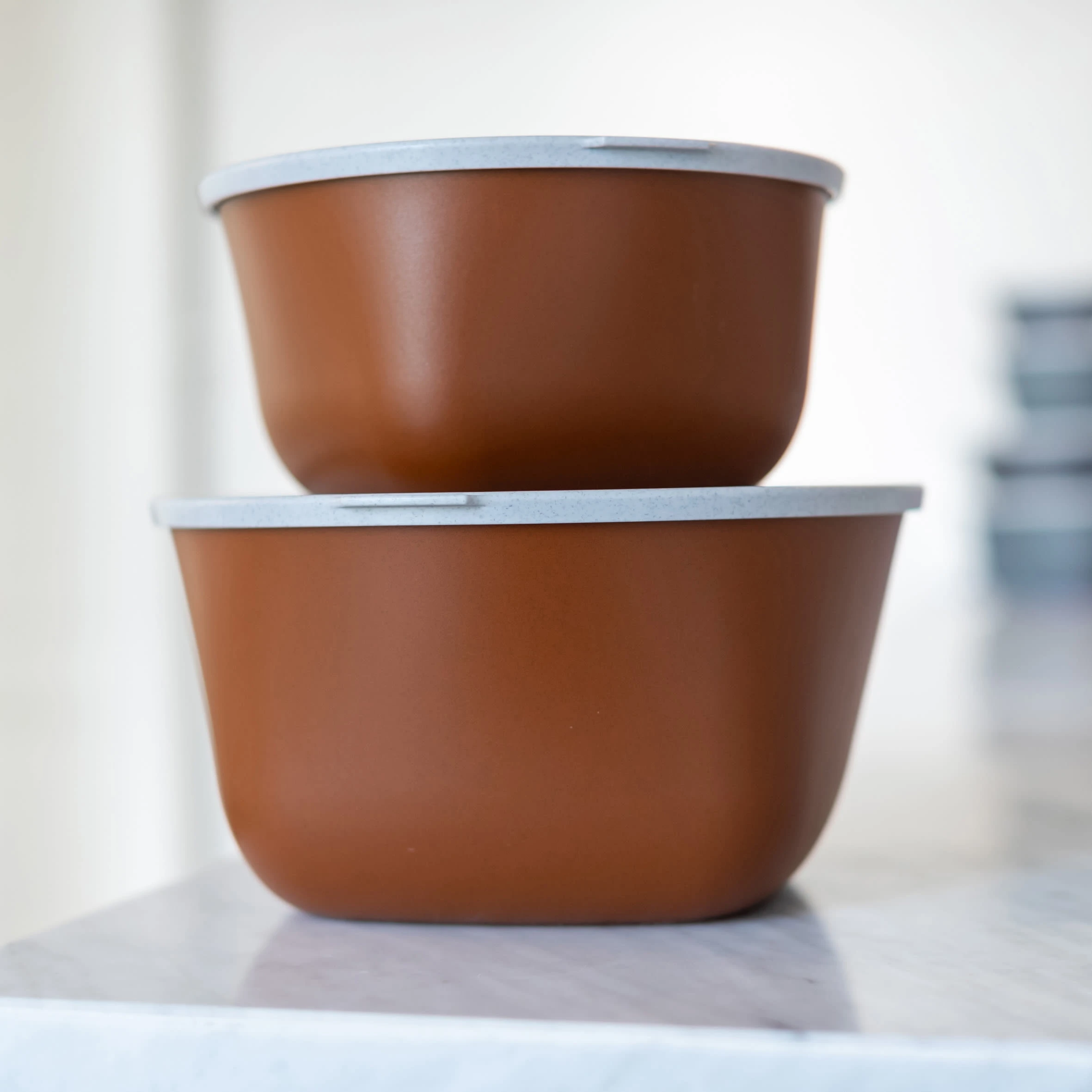 Koziol ORGANIC CONNECT BOX 4 - Box Mit Deckel 4l In Organic Grey-organic White 6 Koziol ORGANIC CONNECT BOX 4 - Box Mit Deckel 4l In Organic Grey-organic White – Bild 6